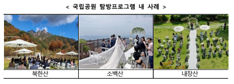 2026년 예산안 10대 이색사업 : 교통안전 강화, 보이스피싱 대응, 숲 결혼식장 3 숲 결혼식장